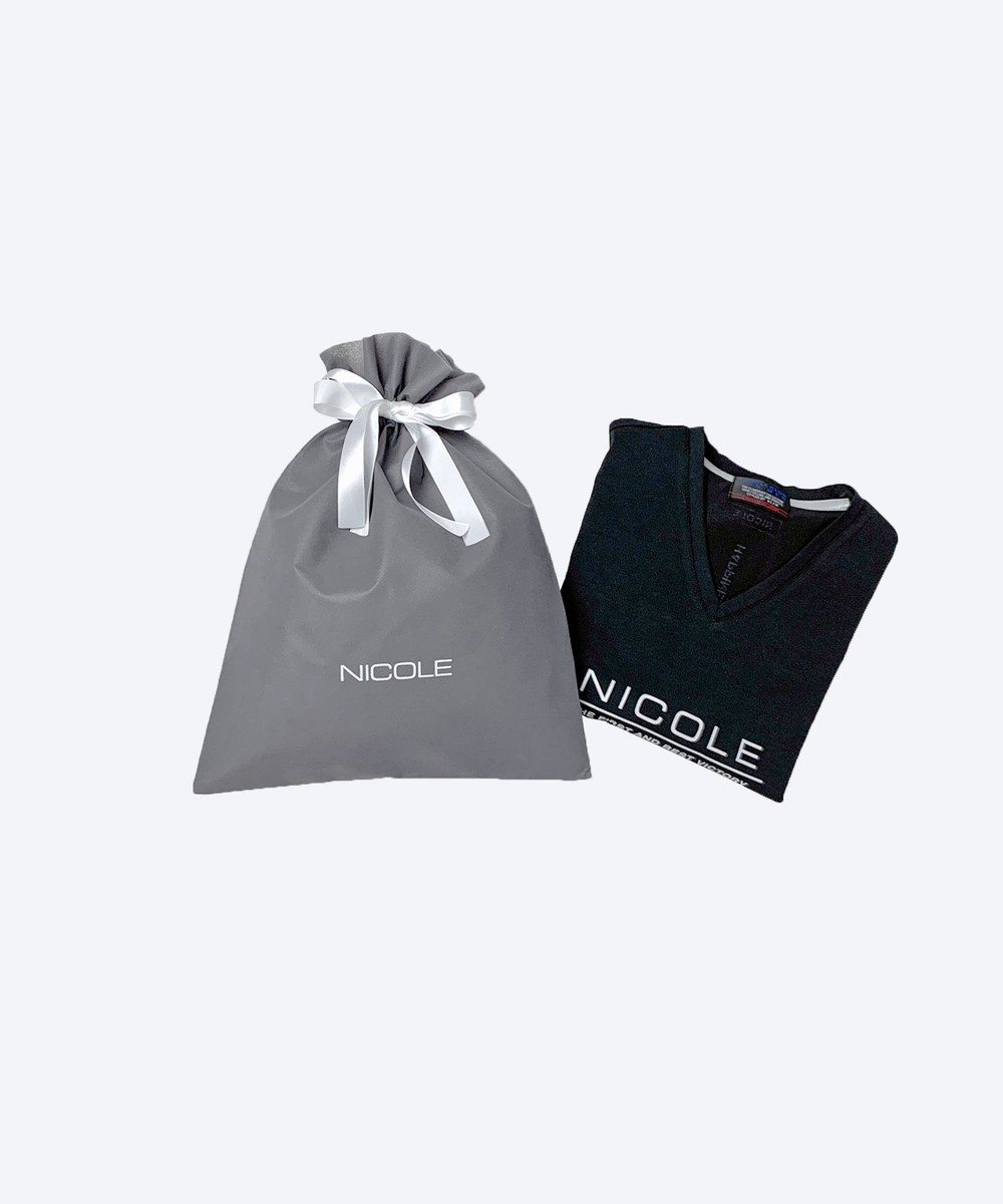 ギフト巾着(グレー)M