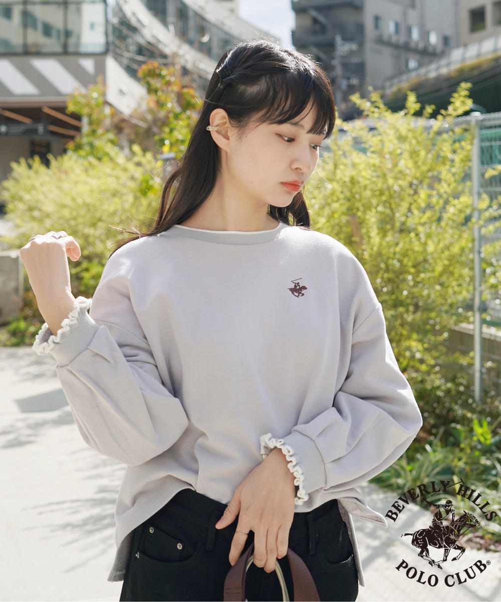 再値下げ Beverly Hills Polo Club ビバリーヒルズポロクラブ コラボスウェット カットソー ニコル公式通販サイト Nicole Online Shop