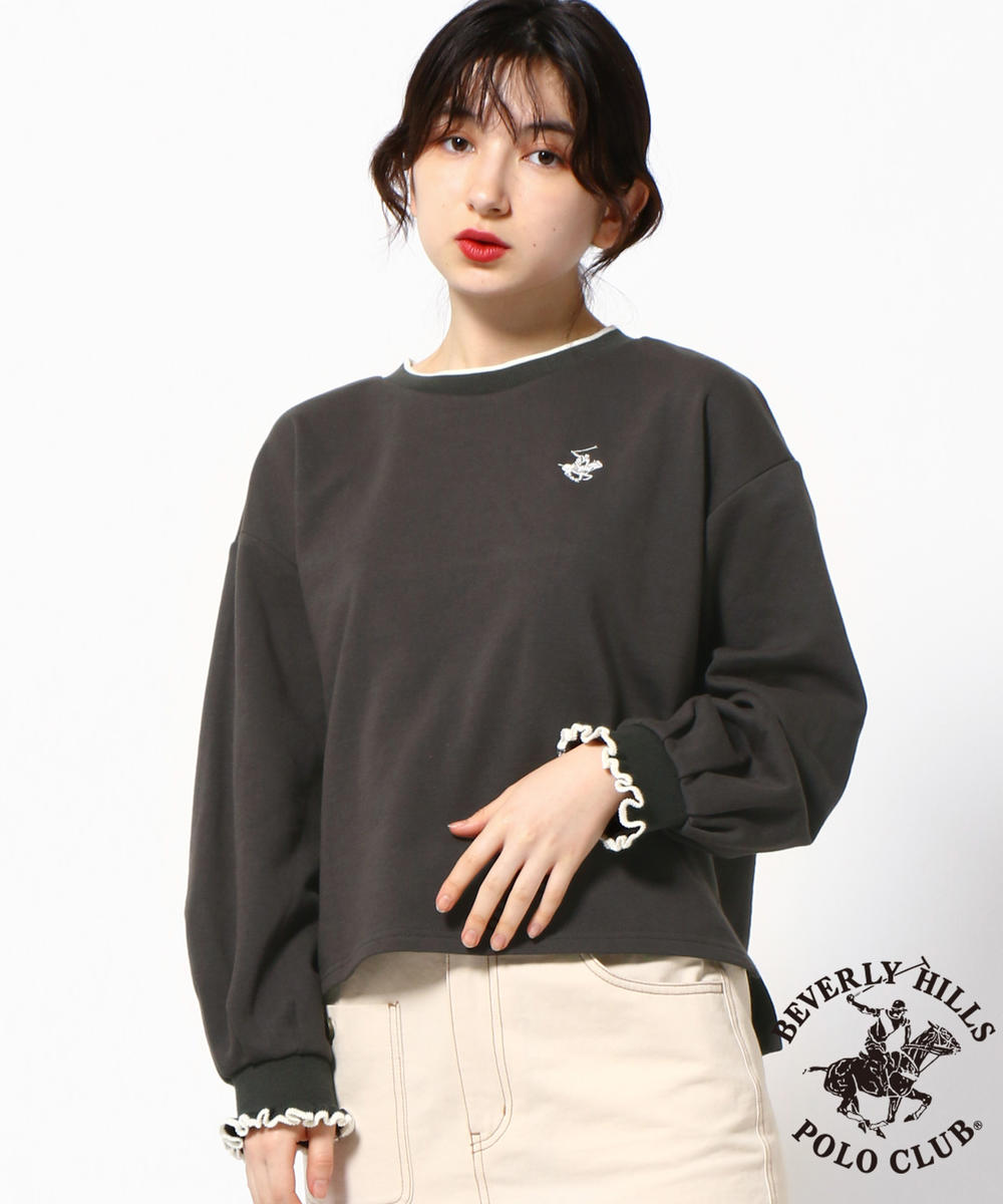 再値下げ Beverly Hills Polo Club ビバリーヒルズポロクラブ コラボスウェット カットソー ニコル公式通販サイト Nicole Online Shop