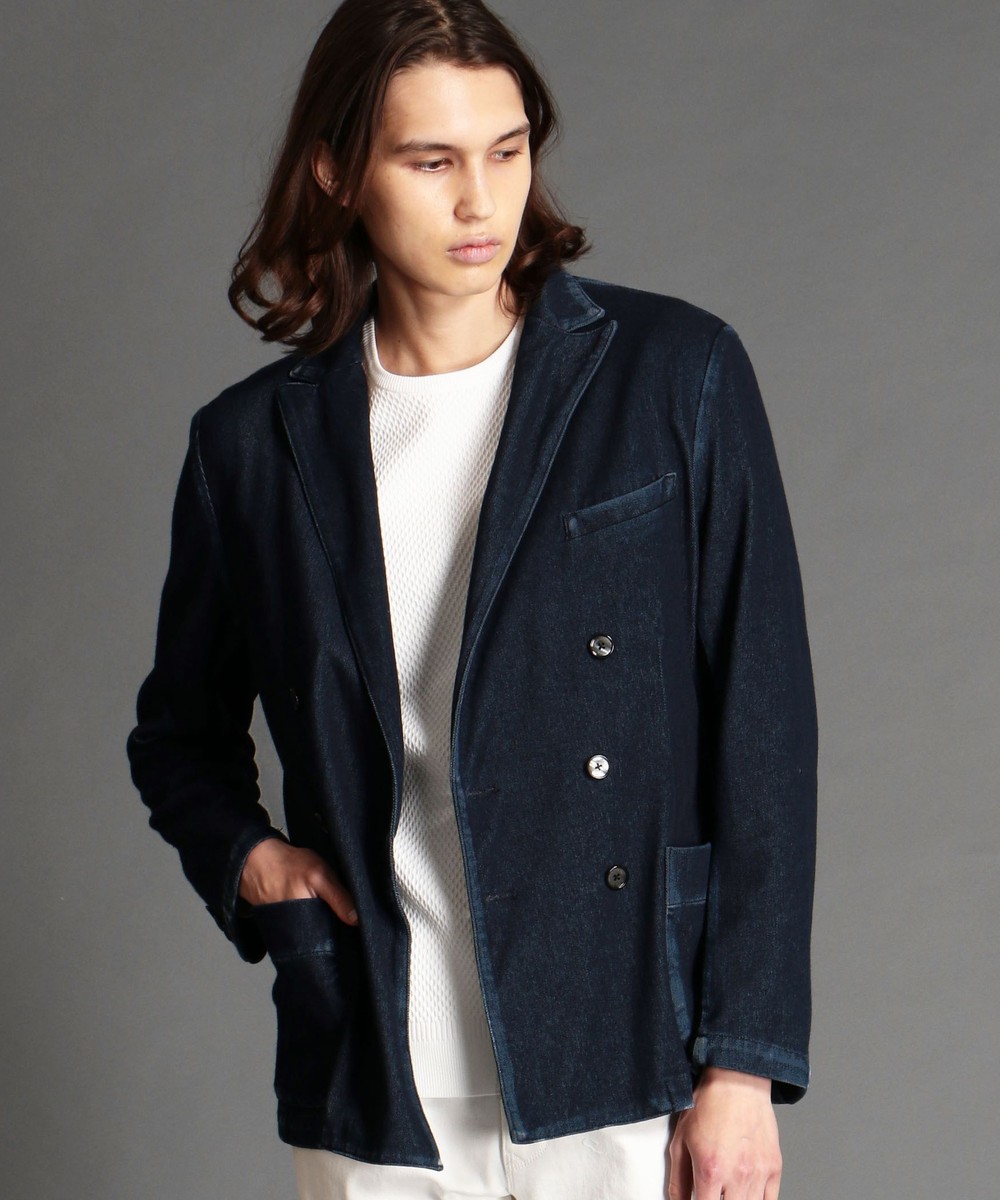 ジャージデニムジャケット テーラード ニコル公式通販サイト Nicole Online Shop