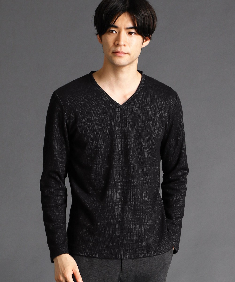 バーク柄ジャカードカットソー 長袖 ニコル公式通販サイト Nicole Online Shop