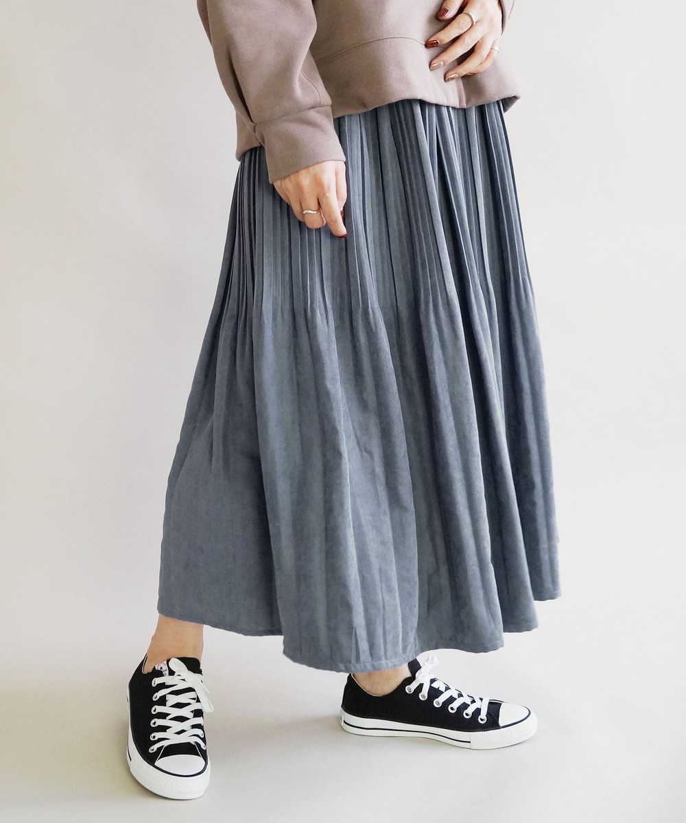 ミジンコール消しプリーツスカート ロング マキシスカート ニコル公式通販サイト Nicole Online Shop