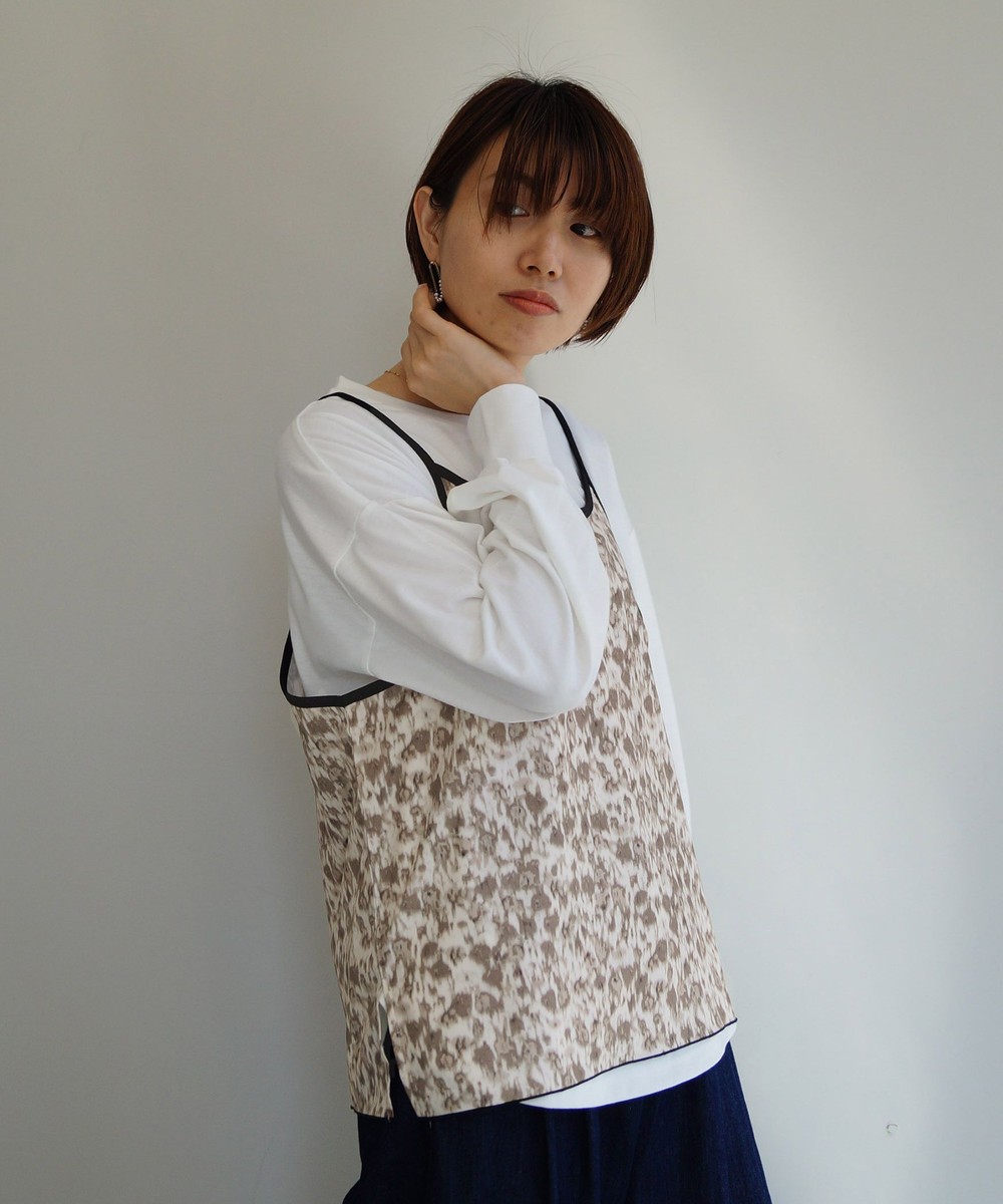 柄キャミソール 長袖tシャツセット その他カットソー ニコル公式通販サイト Nicole Online Shop 柄キャミソール 長袖tシャツセット その他カットソー ニコル公式通販サイト Nicole Online Shop
