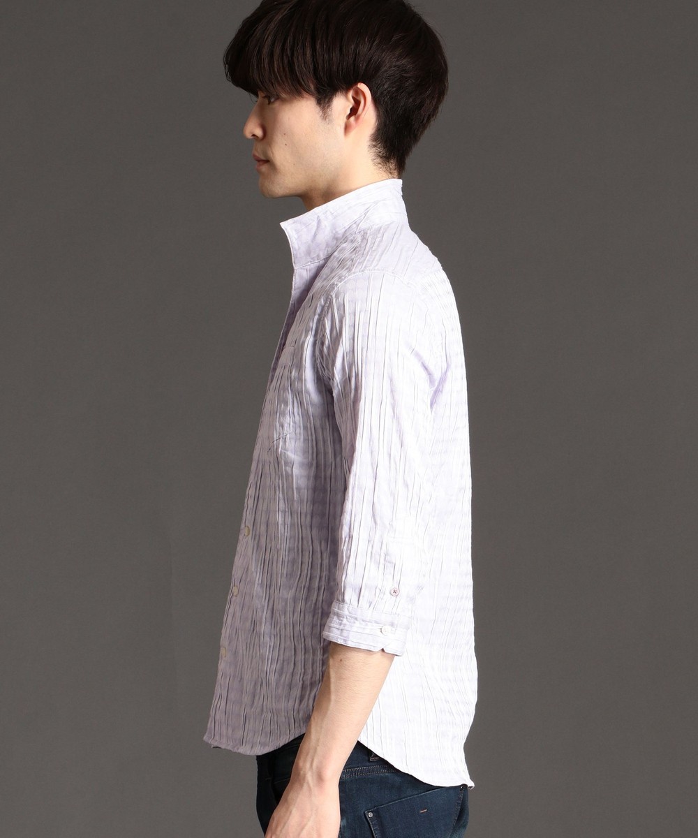 タックジャカード7分袖シャツ 5分 7分袖 ニコル公式通販サイト Nicole Online Shop タックジャカード7分袖シャツ 5分 7分袖 ニコル公式通販サイト Nicole Online Shop