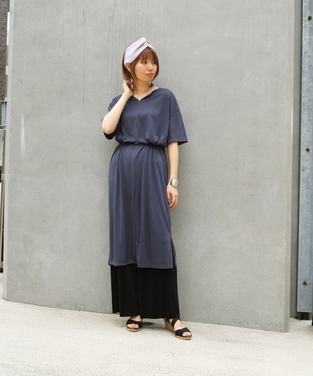 Time Sale スキッパーロングワンピース プリーツパンツセット その他ワンピース ニコル公式通販サイト Nicole Online Shop