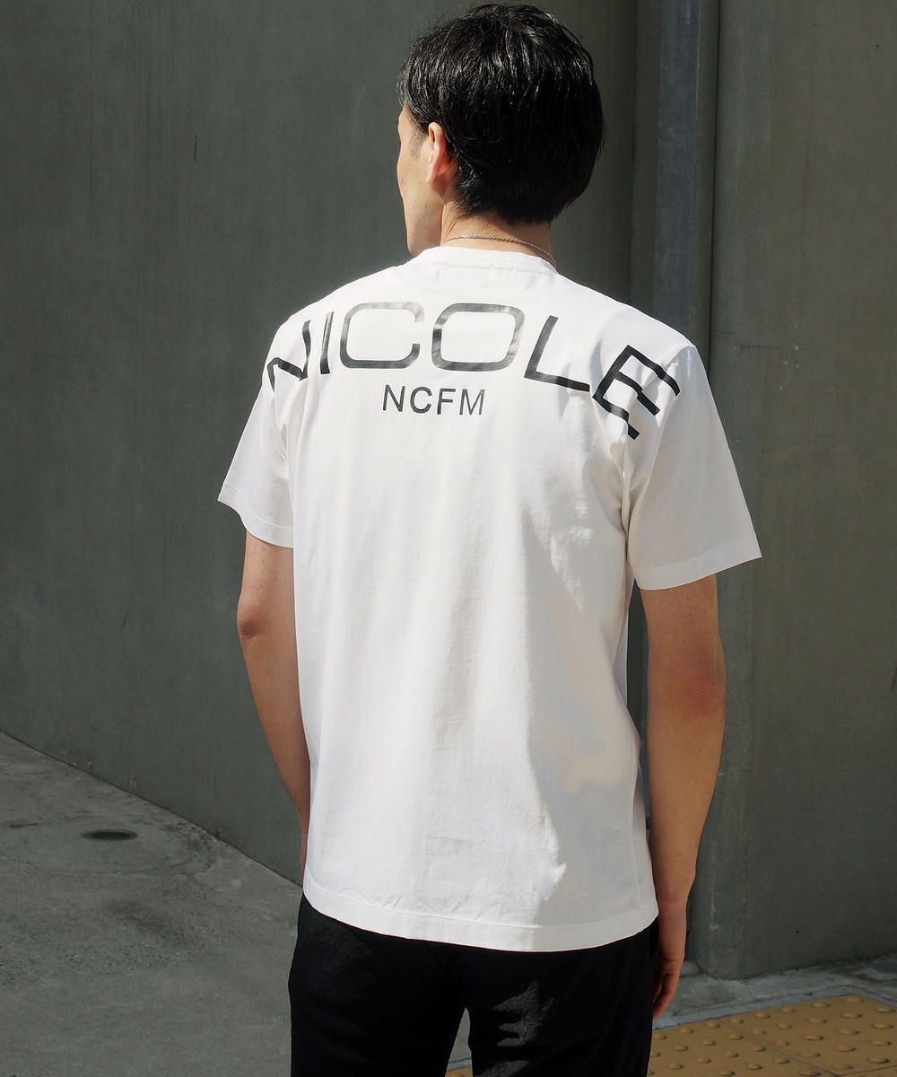 ダブルシルケットロゴプリントtシャツ tシャツ ニコル公式通販サイト Nicole Online Shop ダブルシルケットロゴプリントtシャツ tシャツ ニコル公式通販サイト Nicole Online Shop