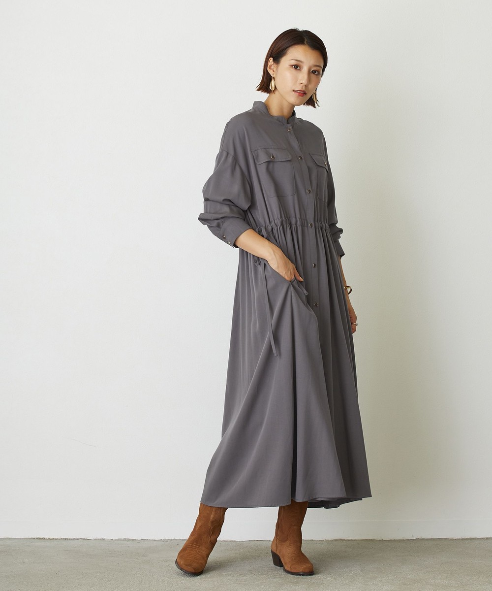 ポケット付ドローストリングワンピース その他ワンピース ニコル公式通販サイト Nicole Online Shop ポケット付ドローストリングワンピース その他ワンピース ニコル公式通販サイト Nicole Online Shop