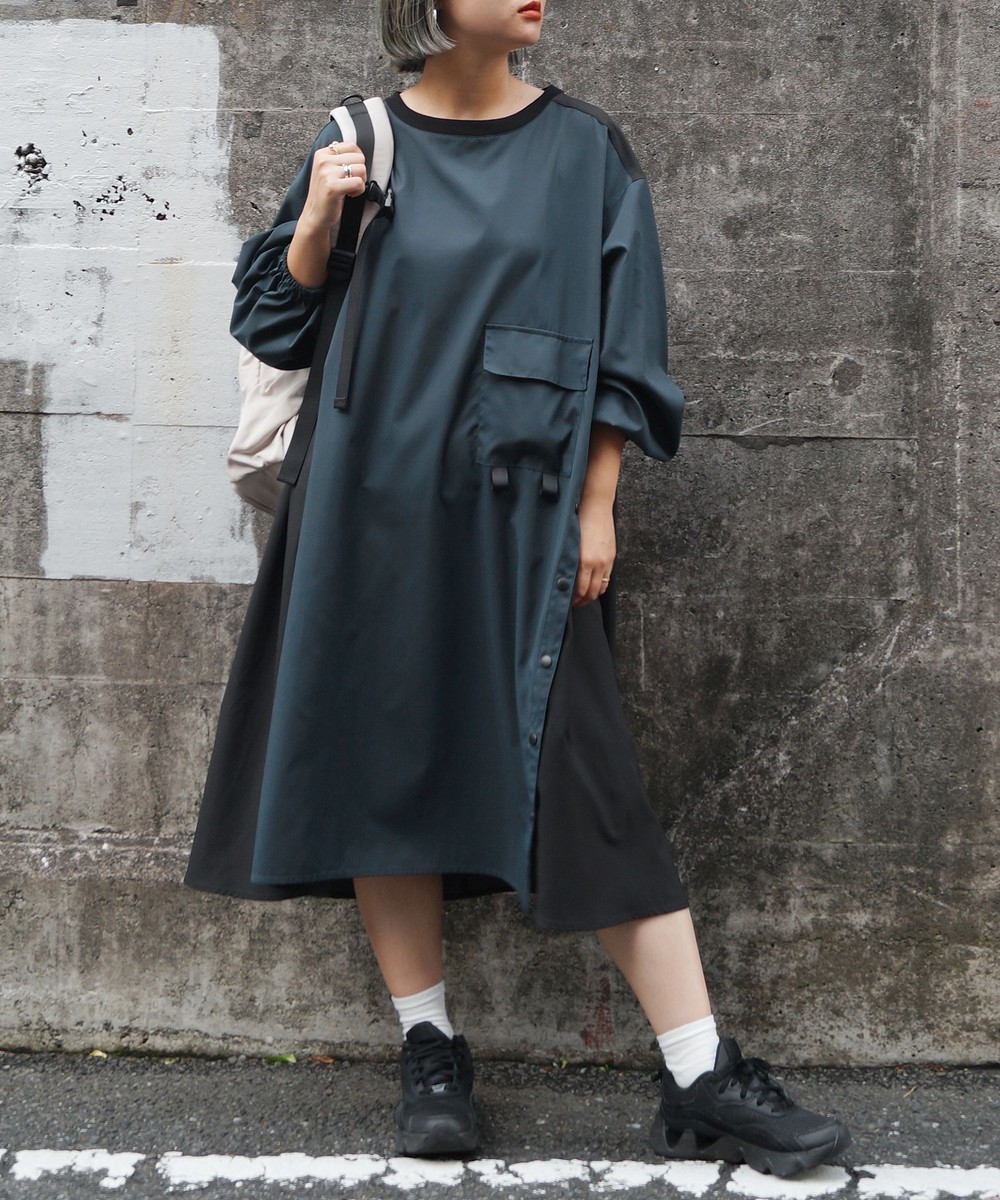 マウンテンパーカー風配色ワンピース その他ワンピース 179 Wg オフィシャルオンラインショップ 179 Wg オフィシャルオンラインショップ
