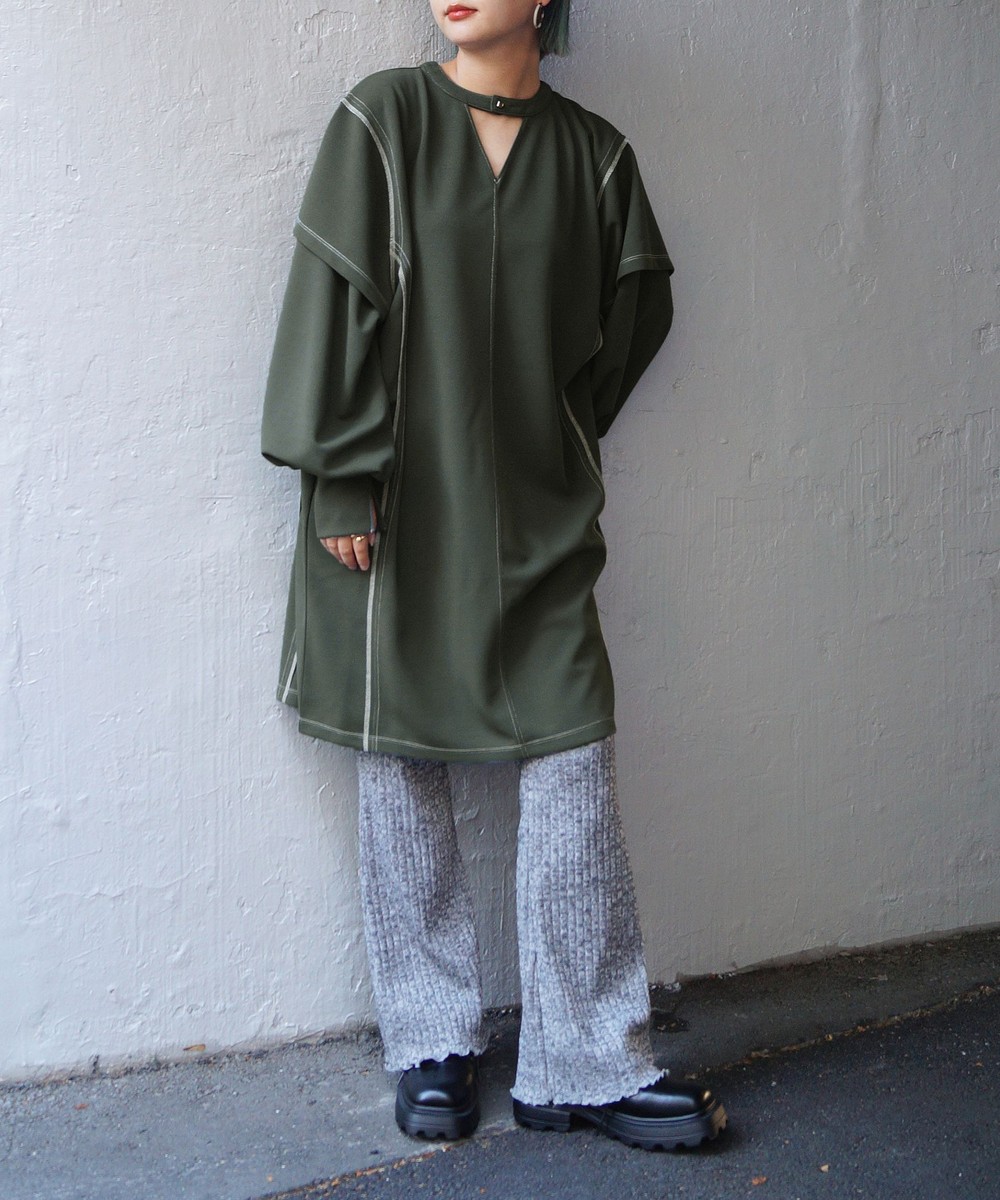 前後2way配色ステッチワンピース その他ワンピース 179 Wg オフィシャルオンラインショップ 179 Wg オフィシャルオンラインショップ 前後2way配色ステッチワンピース その他ワンピース 179 Wg オフィシャルオンラインショップ 179 Wg オフィシャルオンラインショップ