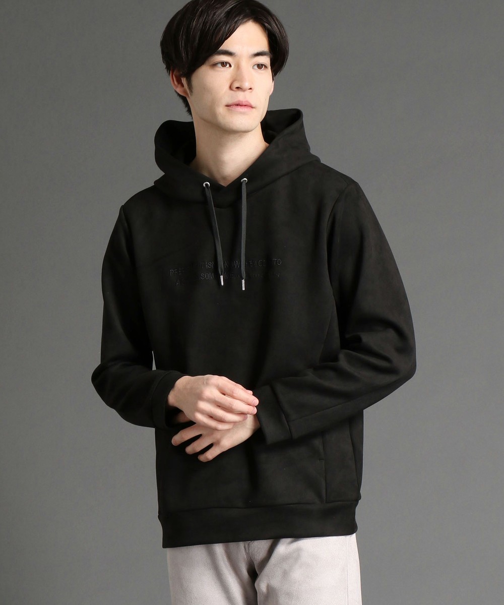 スウェード調プルオーバーパーカー パーカ ニコル公式通販サイト Nicole Online Shop スウェード調プルオーバーパーカー パーカ ニコル公式通販サイト Nicole Online Shop