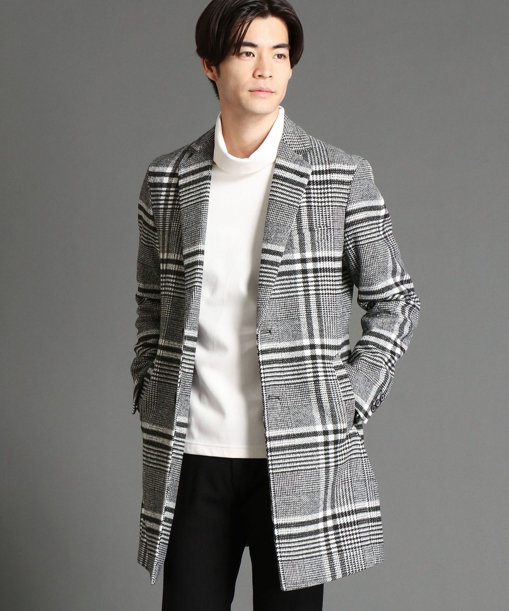 NICOLE ハイブリットメルトンチェスターコート