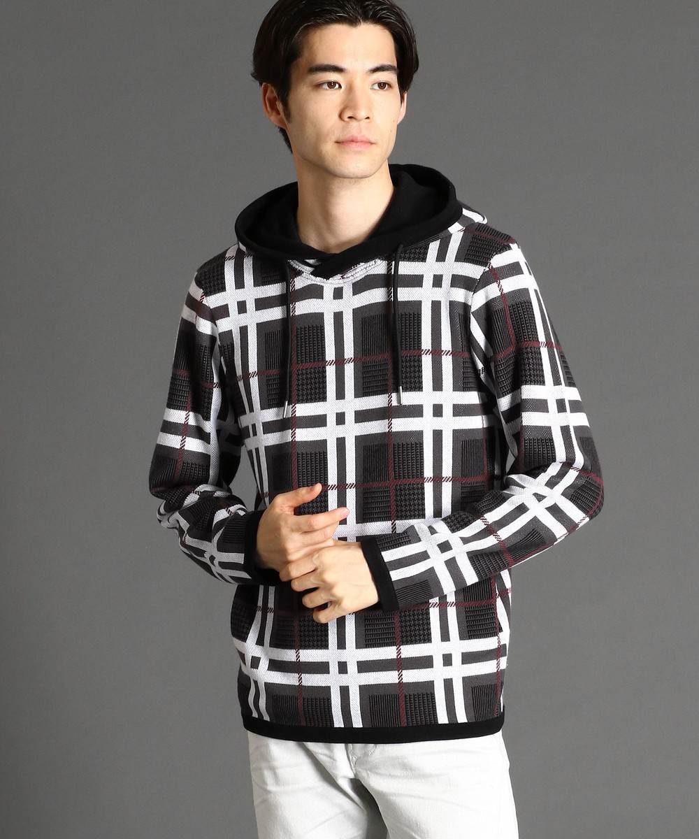 グレンチェックプルオーパーパーカ プルオーバー ニコル公式通販サイト Nicole Online Shop グレンチェックプルオーパーパーカ プルオーバー ニコル公式通販サイト Nicole Online Shop