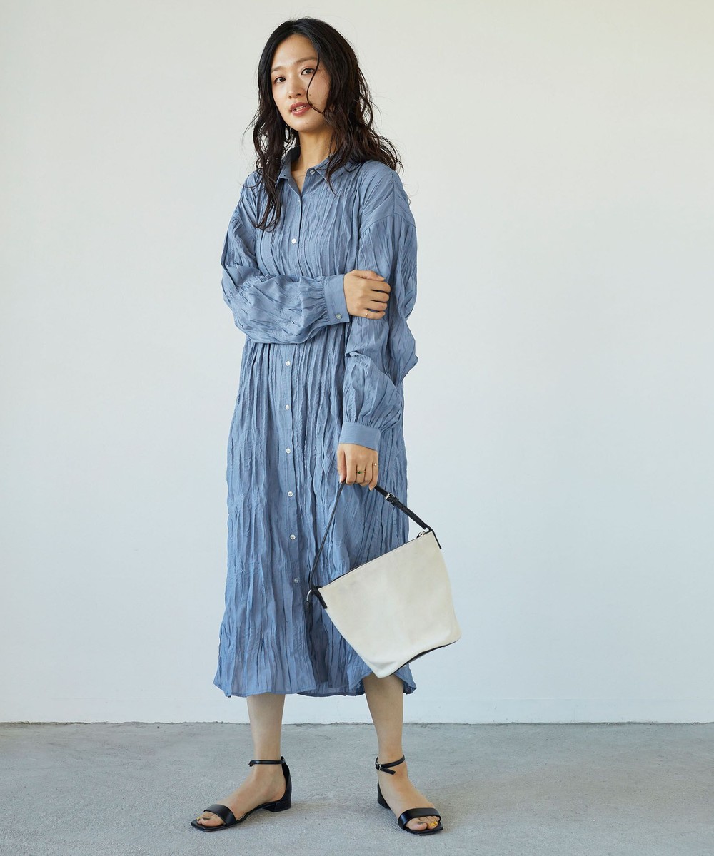 袖シャーリングワンピース その他ワンピース ニコル公式通販サイト Nicole Online Shop