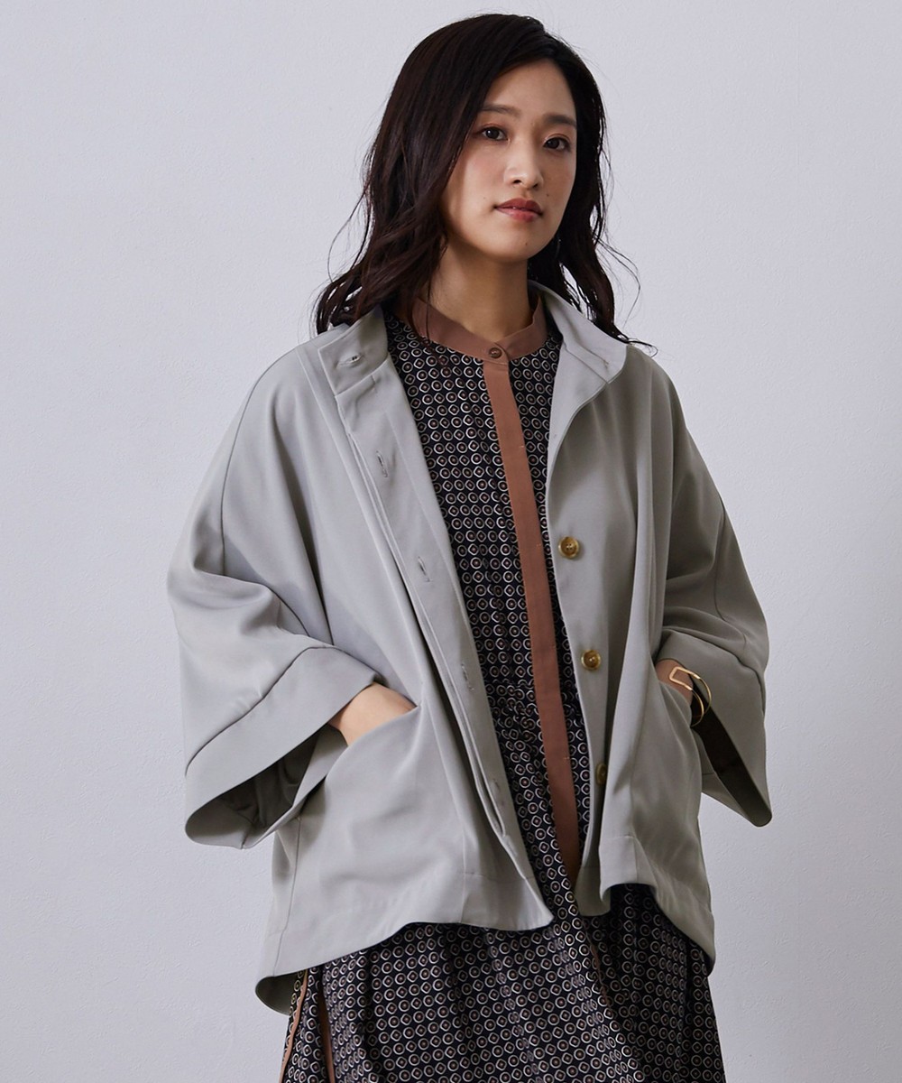 スタンドカラー ポンチョ ジャケット その他ジャケット ブルゾン ニコル公式通販サイト Nicole Online Shop スタンドカラー ポンチョ ジャケット その他ジャケット ブルゾン ニコル公式通販サイト Nicole Online Shop