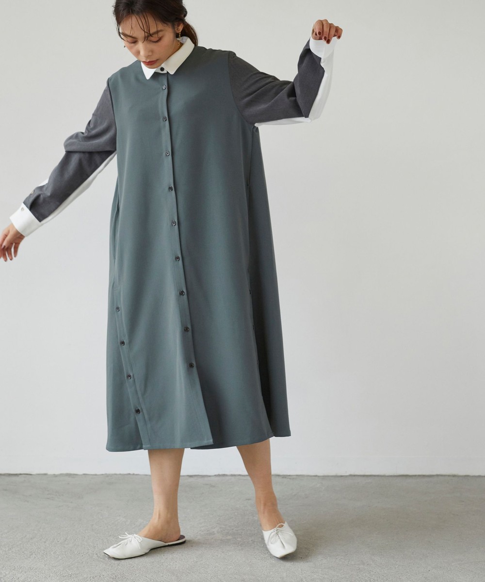 袖切替クレリックシャツワンピース その他ワンピース 179 Wg オフィシャルオンラインショップ 179 Wg オフィシャルオンラインショップ 袖切替クレリックシャツワンピース その他ワンピース 179 Wg オフィシャルオンラインショップ 179 Wg オフィシャルオンラインショップ