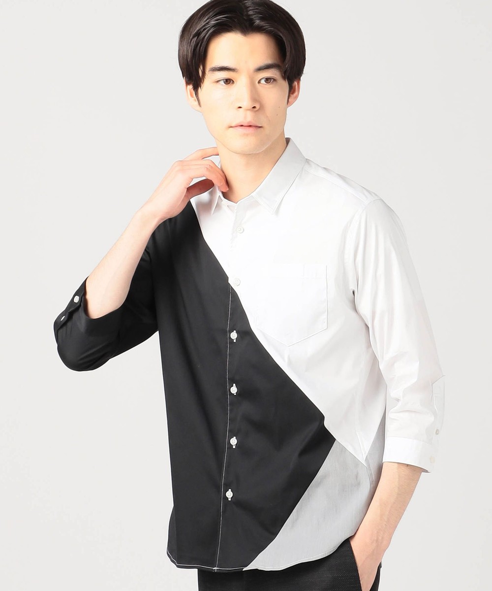 切り替え7分袖シャツ 5分 7分袖 ニコル公式通販サイト Nicole Online Shop 切り替え7分袖シャツ 5分 7分袖 ニコル公式通販サイト Nicole Online Shop