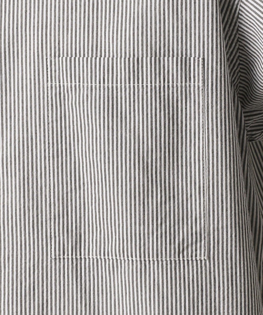 日本製素材オーバーサイズサッカーストライプシャツ 長袖 ニコル公式通販サイト Nicole Online Shop