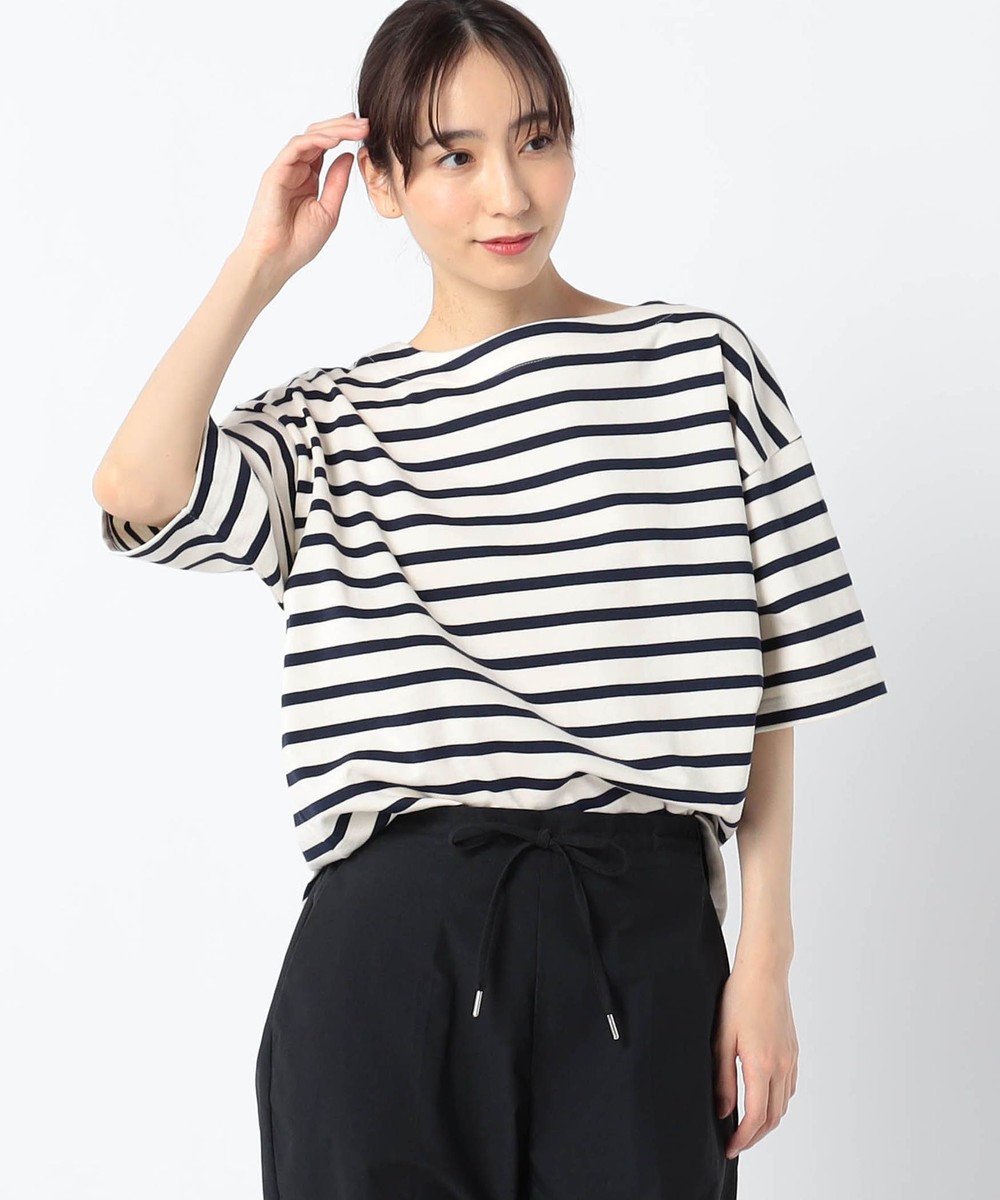 【リピート率No1】国産デラヴェ天竺半袖ボーダーTシャツ