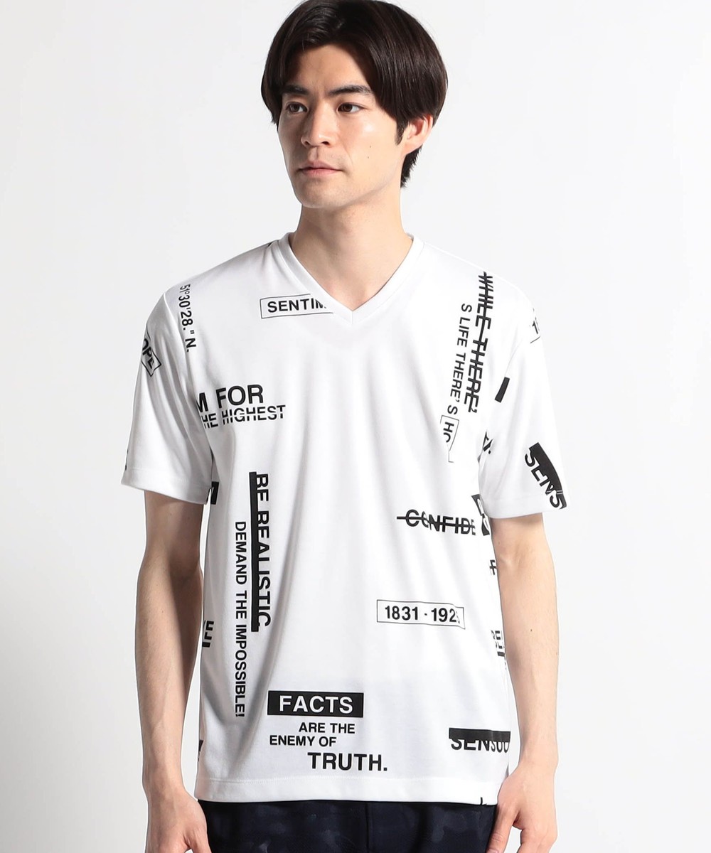 総柄半袖プリントtシャツ tシャツ ニコル公式通販サイト Nicole Online Shop 総柄半袖プリントtシャツ tシャツ ニコル公式通販サイト Nicole Online Shop