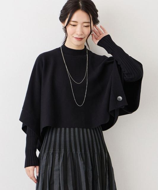 【TIME SALE】ニットスヌードポンチョ アンサンブル