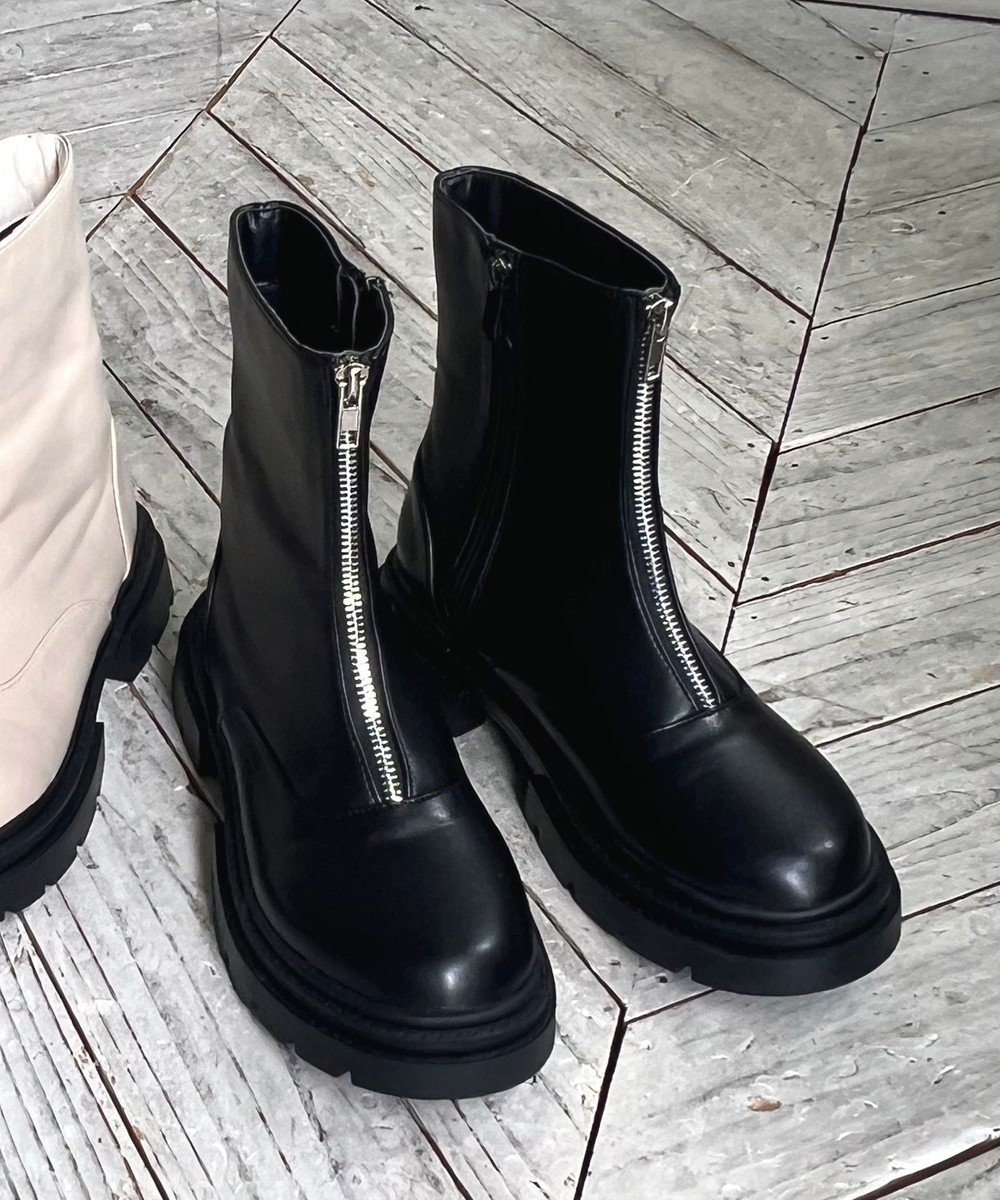フロントZIPブーツ