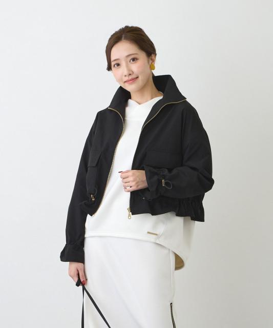 ドロストショートブルゾン