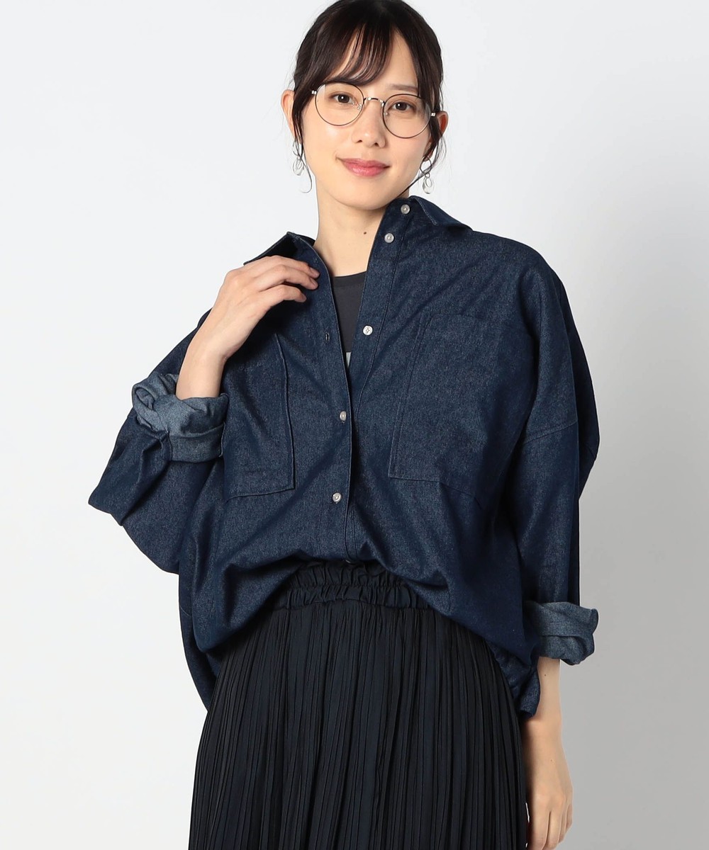 ドロスト仕様 ブルゾンライクシャツ