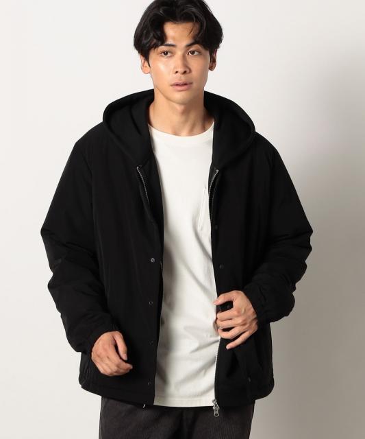 ナイロンストレッチ中綿カーディガン