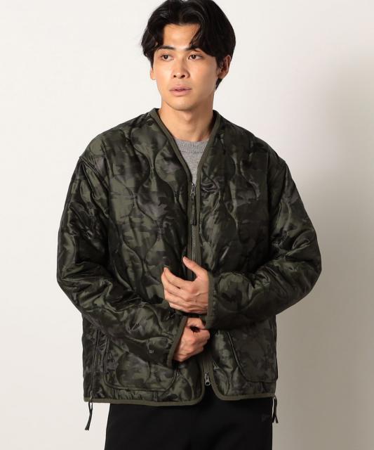 ミリタリーライナーキルトブルゾン