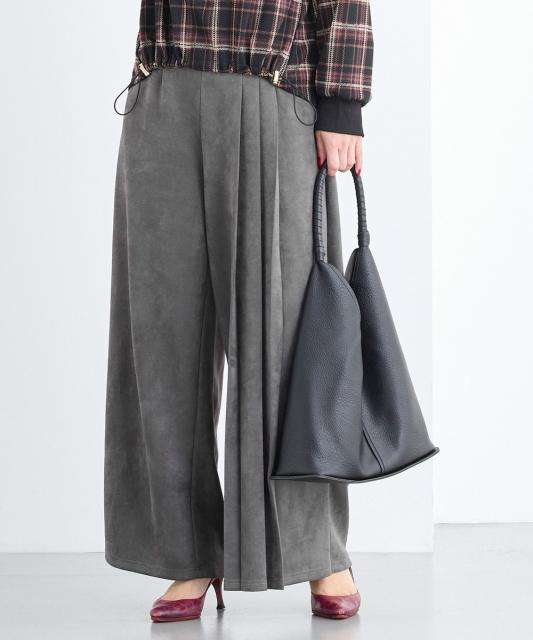 【TIME SALE】アシンメトリープリーツパンツ