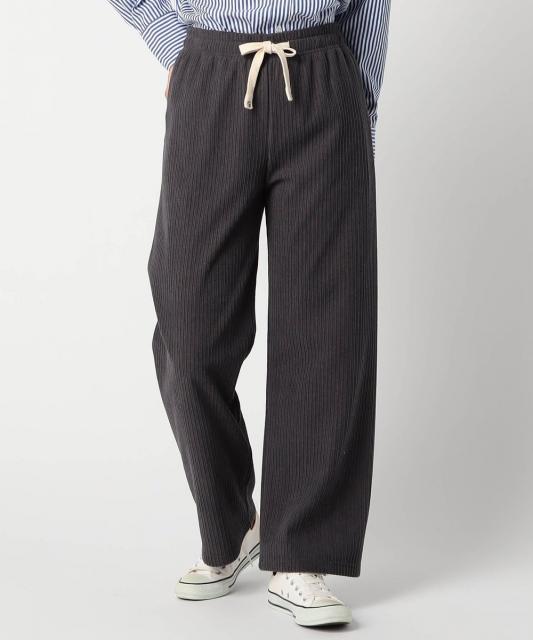 裏起毛コーデュロイイージーパンツ