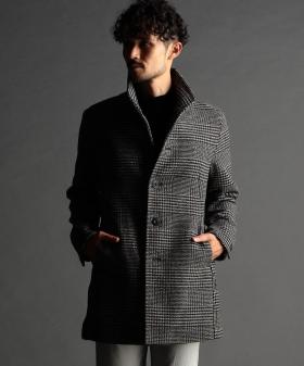 【TIME SALE】【24年モデル EC限定再販売】アラカルトハイブリットメルトン スタンドコート