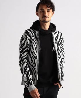 【24年モデル EC限定再販売】【NICOLE SPORTS】アラカルト ニットブルゾン