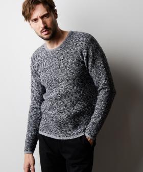 リンクスバスケットクルーネックニット