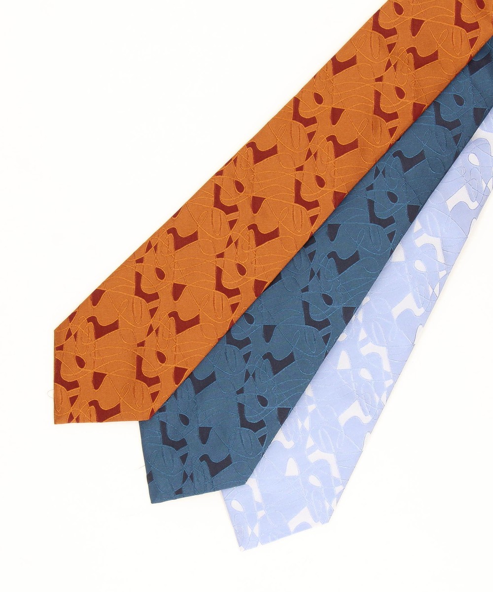 【ex/tra】グラフィックジャカード ネクタイ