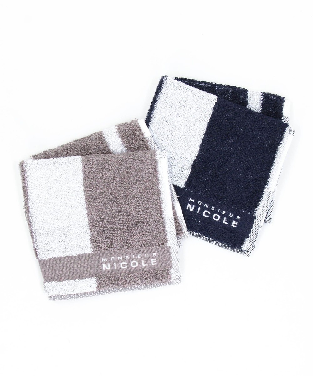 ストライプジャカード 今治ハンドタオル