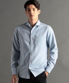 ストレッチツイル カッタウェイカラーシャツ