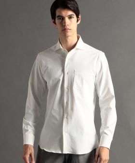 【ex/tra】ストレッチ カッタウェイカラーシャツ