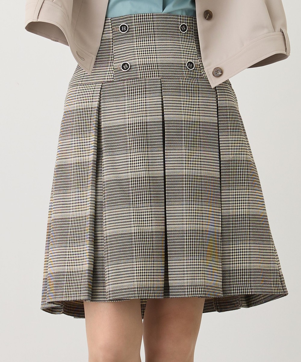 インバーテッドプリーツスカート