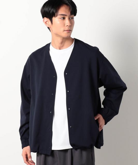 ノーカラーブルゾン