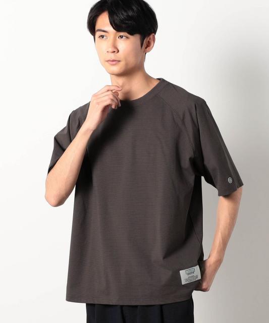 【DISCUS別注】ドットメッシュラグランTシャツ