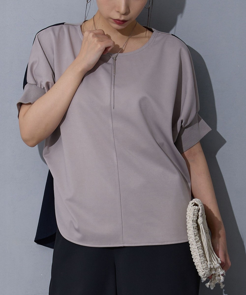 異素材切り替えTEE