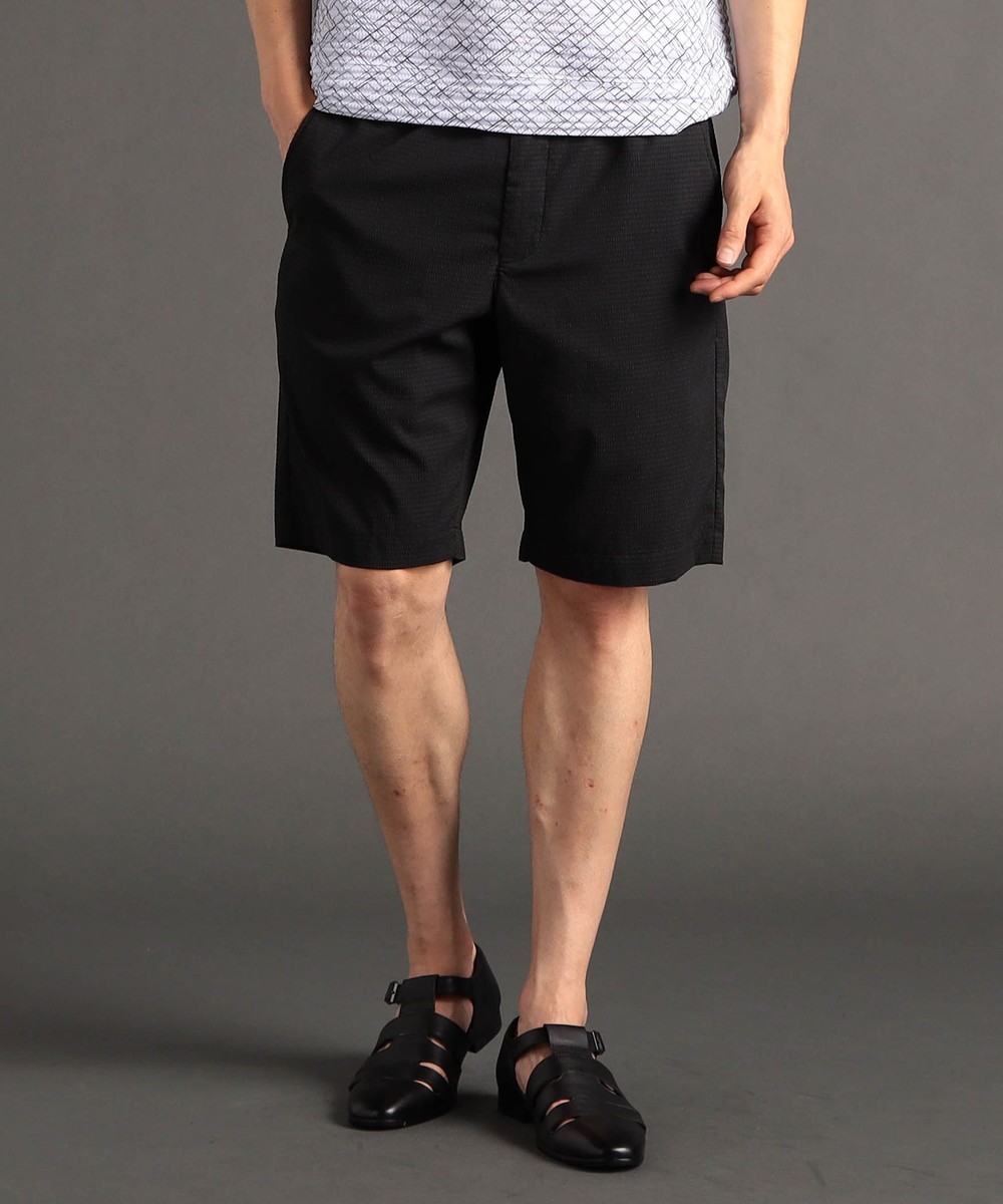 【ex/tra】シアサッカー ショートパンツ