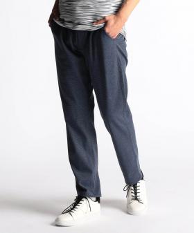 バーズアイカノコ　8分丈イージーパンツ