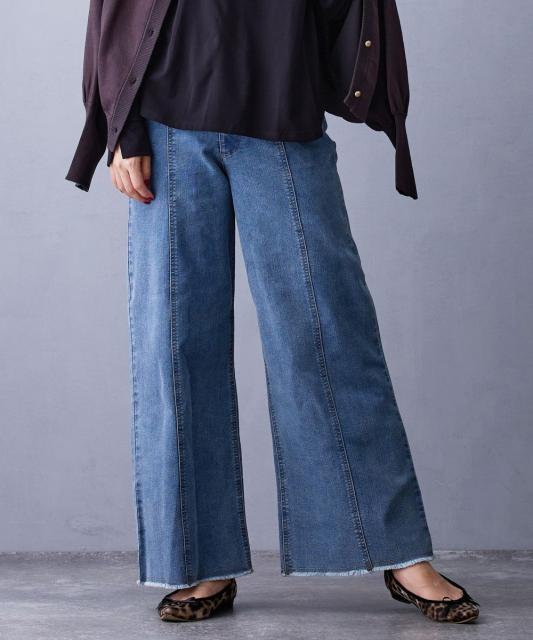 【TIME SALE】カットオフデニムパンツ