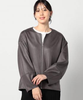 【TIME SALE】ダンボールニットノーカラージャケット