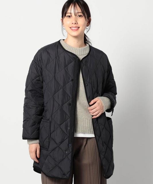 NANGA(ナンガ）別注ノーカラーキルティングダウンブルゾン