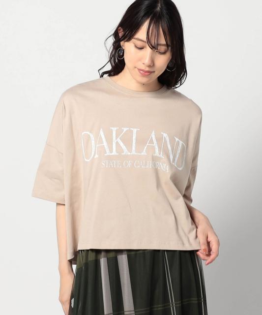 ワイドシルエットBIGロゴTシャツ