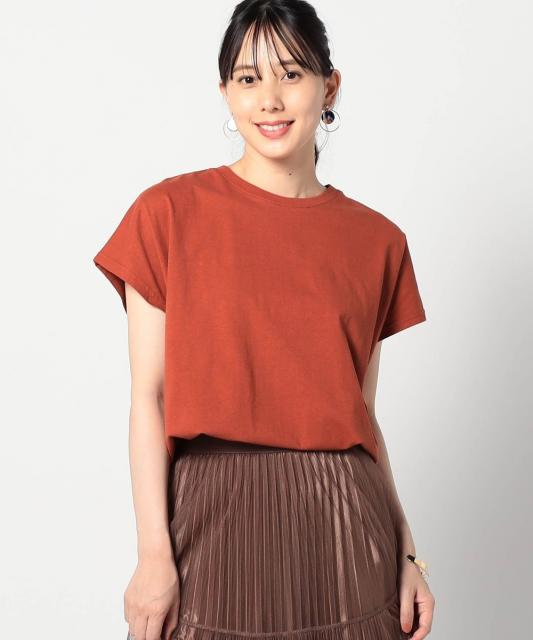 ワンポイント刺繍 ドルマンTシャツ