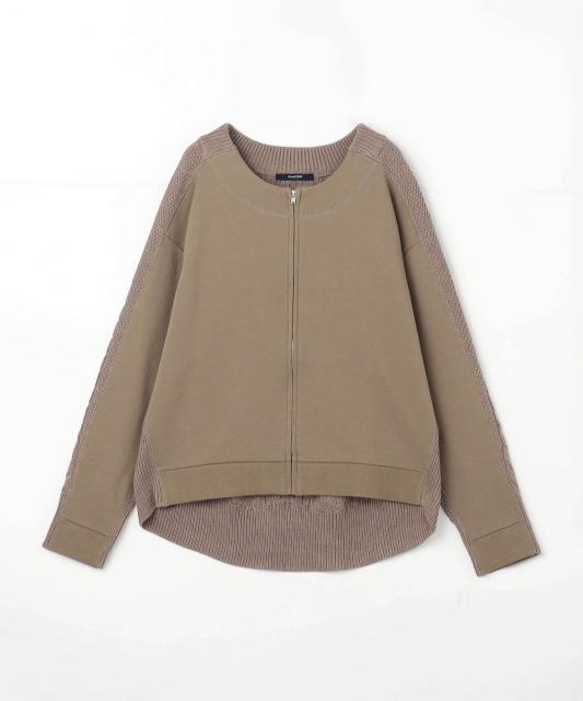 ドッキングZIPカーディガン